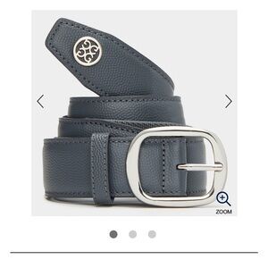 G Fore Pebble Grain Leather Belt